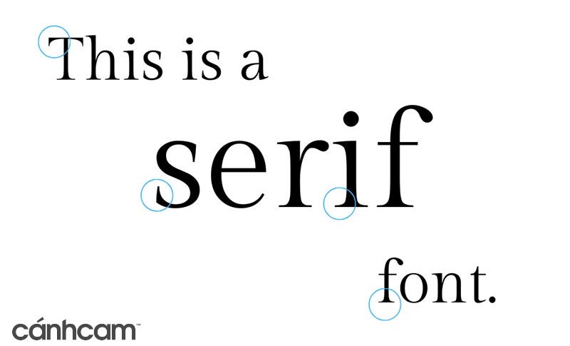 Bộ font Serif